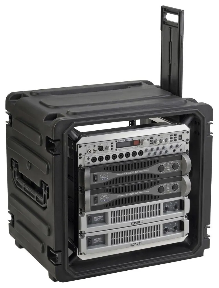 Rack rugerizado de 19 pulgadas en maleta